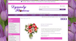Desktop Screenshot of dynastyflowersnaples.com
